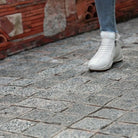 Side-zip plush-lined ankle snow boots for women