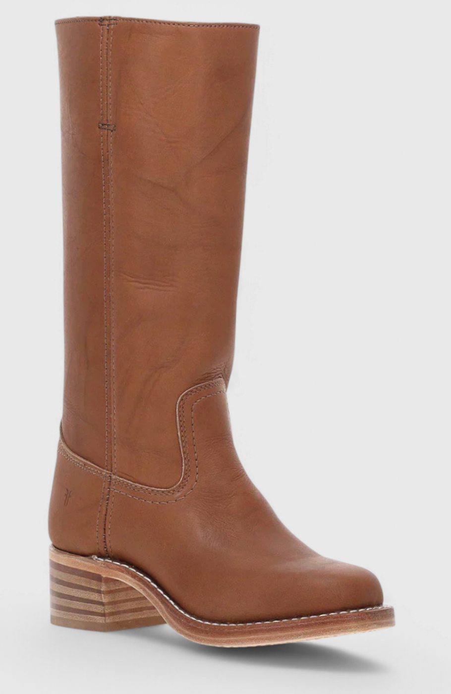 Square toe tall boots in brown, black, yellow or light brown for women