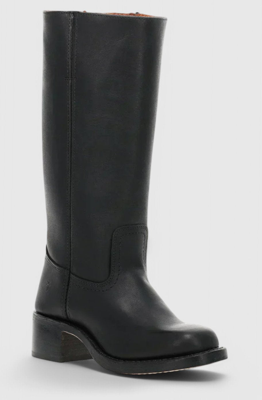 Square toe tall boots in brown, black, yellow or light brown for women