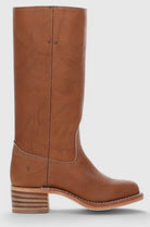Square toe tall boots in brown, black, yellow or light brown for women