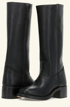 Mid-calf cowboy boots for women
