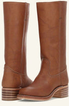 Mid-calf cowboy boots for women