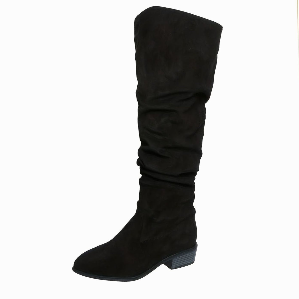 Slouch over-the-knee boots in black, gray or khaki for women