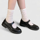 Brogue chunky sole Mary Jane shoes for women
